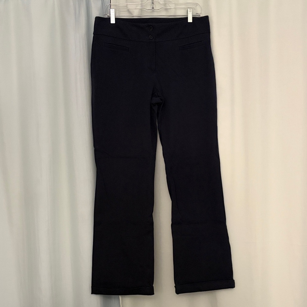 LOFT Women’s Navy Blue Julie bootcut classic pants,‎ size 6